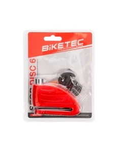 BIKETEC BLOKADA TARCZY HAMULCOWEJ- BOLEC 16MM, ROZMIAR: 98,5MM X 53,6MM, 3KLUCZE,