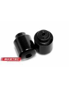 BIKETEC KOŃCÓWKI/CIĘŻARKI KIEROWNICY HONDA (PATRZ OPIS DODATKOWY) KOLOR CZARNY 2403020000, OEM: 53105-MK4-620