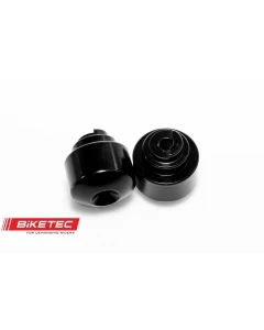 BIKETEC KOŃCÓWKI/CIĘŻARKI KIEROWNICY HONDA (PATRZ OPIS DODATKOWY) KOLOR CZARNY 2403030000, OEM: 53105-MFJ-D00