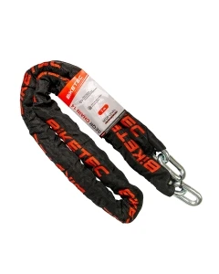 BIKETEC ŁAŃCUCH 2M, OCZKO 14MM, CZARNA OTULINA
