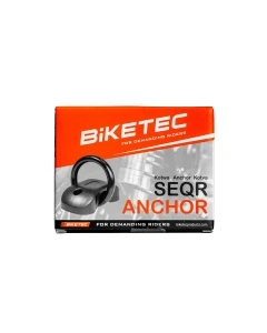 BIKETEC MOCOWANIE ZABEZPIECZAJĄCE(KOTWICA) 132MM X 69MM, 3KLUCZE, JARZMO 15MM X 75MM (ŚRUBY KOTWIĄCE W ZESTAWIE)