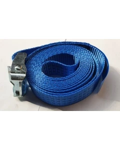 BIKETEC PAS TRANSPORTOWY 35MM/4MB Z KLAMRĄ SAMOZACISKOWĄ KOLOR NIEBIESKI (HOMOLOGACJA)