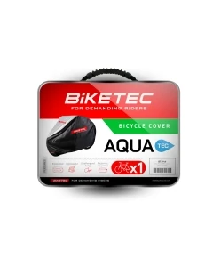 BIKETEC PROMOCJA POKROWIEC WODOODPORNY AQUATEC NA JEDEN ROWER KOLOR CZARNY/SZARY ROZMIAR UNIWERSALNY