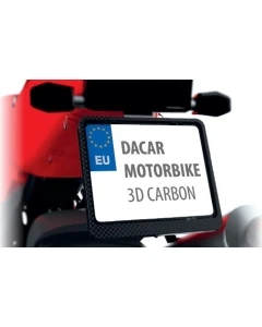 BIKETEC RAMKA DO TABLICY (NA TABLICĘ) REJESTRACYJNEJ MOTOCYKL/MOTORBIKE KOLOR 3D KARBON (48808)
