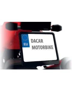 BIKETEC RAMKA DO TABLICY (NA TABLICĘ) REJESTRACYJNEJ MOTOCYKL/MOTORBIKE KOLOR CZARNY (48723)
