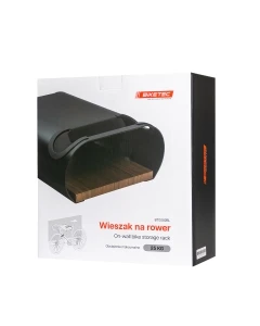 BIKETEC WIESZAK ŚCIENNY NA ROWER (WALL BIKE RACK) KOLOR CZARNY Z PÓŁKĄ