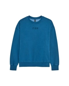 BLUZA FOX WORDMARK OVERSIZED FLEECE CREW TWILIGHT S
