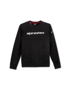 Bluza LINEAR CREW Męski ALPINESTARS kolor biały/czarny, rozmiar M