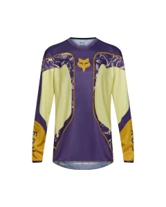 BLUZA MOTOCYKLOWA FOX 180 IMAGE PRINT PURPLE YELLOW XXL