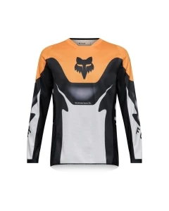 BLUZA MOTOCYKLOWA JUNIOR FOX 180 NOBLE BLACK WHITE YM