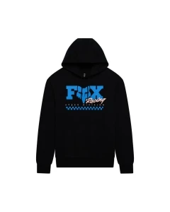 BLUZA Z KAPTUREM DAMSKA FOX CHECKER FLEECE PO BLACK S