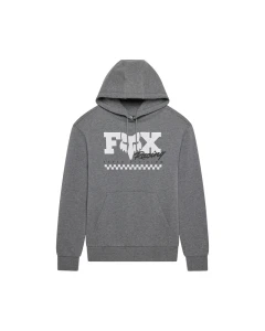 BLUZA Z KAPTUREM DAMSKA FOX CHECKER FLEECE PO HEATHER GRAPHITE XS