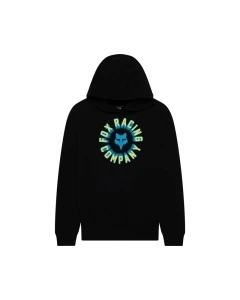 BLUZA Z KAPTUREM JUNIOR FOX BEAM FLEECE PO BLACK YXL