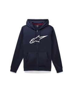 BLUZA Z KAPTUREM NA ZAMEK ALPINESTARS AGELESS II NAVY/WHITE L
