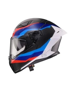 CABERG 2026 KASK INTEGRALNY Z BLENDĄ MODEL DRIFT EVO II CARBON MSPORT KOLOR CZARNY/NIEBIESKI/CZERWONY MAT ROZMIAR L