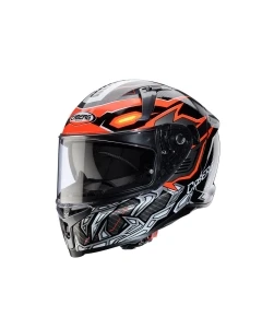 CABERG KASK INTEGRALNY AVALON X GURKHA KOLOR CZARNY/SZARY/POMARAŃCZOWY FLUO ROZMIAR XS
