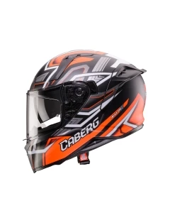 CABERG KASK INTEGRALNY Z BLENDĄ MODEL AVALON X BRAMA CZARNY MAT/CZERWONY FLUO/SZARY KOLOR ROZMIAR XS
