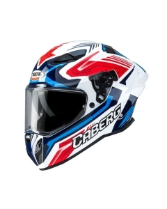 CABERG KASK INTEGRALNY Z BLENDĄ MODEL DRIFT EVO II JARAMA KOLOR BIAŁY/CZERWONY/NIEBIESKI ROZMIAR XS (PINLOCK W ZESTAWIE)