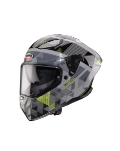 CABERG KASK INTEGRALNY Z BLENDĄ MODEL DRIFT EVO II PRISM KOLOR SZARY/CZARNY/ŻÓŁTY FLUO MAT ROZMIAR M