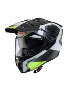 CABERG KASK OFFROAD / TRAIL / ADVENTURE DUOSPORT (DUAL) TANAMI SCRAM Z SZYBKĄ I BLENDĄ KOLOR CZARNY MAT/SZARY/ŻÓŁTY FLUO ROZMIAR L (PINLOCK W ZESTAWIE)