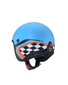 CABERG KASK OTWARTY JET MODEL FREERIDE X DAYTONA KOLOR NIEBIESKI MAT/CZARNY/POMARAŃCZOWY ROZMIAR XS (WIZJER Z ZESTAWIE)