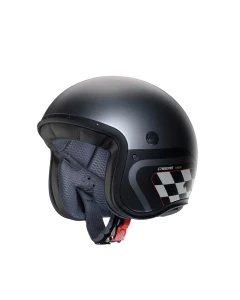 CABERG KASK OTWARTY JET MODEL FREERIDE X DAYTONA KOLOR SZARY MAT/CZARNY/BIAŁY ROZMIAR S (WIZJER Z ZESTAWIE)