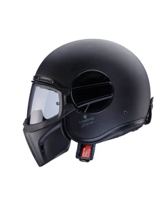 CABERG KASK OTWARTY JET MODEL GHOST X SOLID KOLOR CZARNY MAT ROZMIAR S