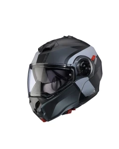 CABERG KASK SZCZĘKOWY FLIP-UP MODEL DUKE EVO INDY KOLOR SZARY/CZARNY MAT ROZMIAR M (PINLOCK W ZESTAWIE)