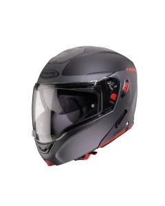 CABERG KASK SZCZĘKOWY FLIP-UP MODEL HORUS X RAY CZARNY MAT/SZARY/CZERWONY FLUO ROZMIAR M