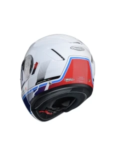 CABERG KASK SZCZĘKOWY FLIP-UP MODEL LEVO X ELITE KOLOR BIAŁY/NIEBIESKI/BŁĘKITNY POŁYSK ROZMIAR XXL (PINLOCK W ZESTAWIE)