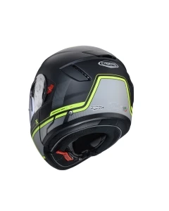 CABERG KASK SZCZĘKOWY FLIP-UP MODEL LEVO X ELITE KOLOR CZARNY MAT/SZARY/ZÓŁTY FLUO ROZMIAR L (PINLOCK W ZESTAWIE)