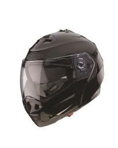 CABERG PROMOCJA KASK SZCZĘKOWY FLIP-UP MODEL DUKE II KOLOR CZARNY POŁYSK (SMART) ROZMIAR M (5/5 GWIAZDEK W TESTACH SHARP)