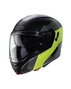 CABERG WYPRZEDAŻ KASK SZCZĘKOWY FLIP-UP MODEL HORUS SCOUT KOLOR CZARNY/ŻÓŁTY FLUO/SZARY/SREBRNY MAT ROZMIAR S (PINLOCK W ZESTAWIE)