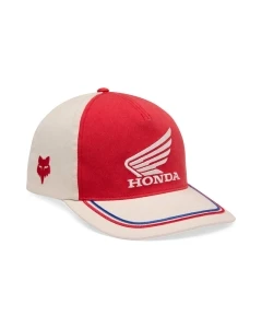 CZAPKA Z DASZKIEM DAMSKA FOX HONDA OFF WHITE OS
