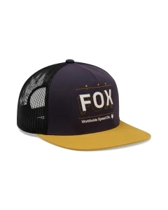 CZAPKA Z DASZKIEM FOX IMAGE PRINT TRUCKER PLUM PERFECT OS