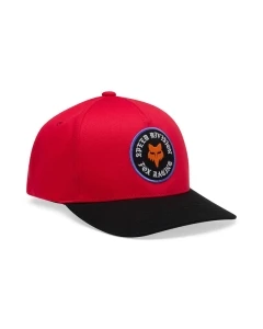 CZAPKA Z DASZKIEM JUNIOR FOX BADGE SNAPBACK RED OS