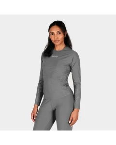 Dual Active Women's Base Layer LS top Grey