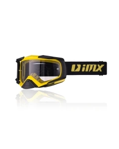 GOGLE IMX DUST YELLOW/BLACK MATT - SZYBA DARK SMOKE + CLEAR (2 SZYBY W ZESTAWIE)