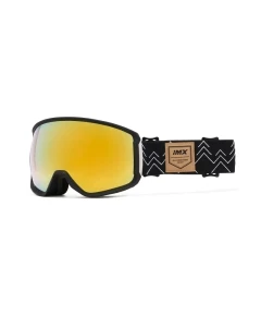 GOGLE SNOWBOARDOWE IMX PEAK BLACK MATT/GRAPHIC BLACK - SZYBA PODW?JNA GOLD IRRIDIUM + BROWN