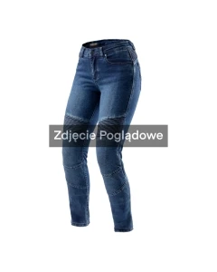 JEANSY MOTOCYKLOWE DAMSKIE REBELHORN AGNESS 2 WASHED BLUE MONOLAYER 30/28