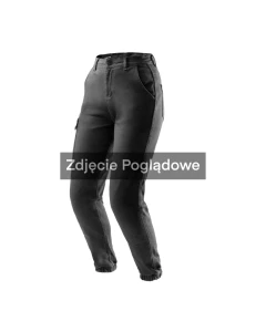JEANSY MOTOCYKLOWE DAMSKIE REBELHORN FASTER BLACK 30/30