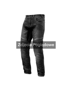 JEANSY MOTOCYKLOWE REBELHORN EAGLE 4 BLACK REGULAR FIT 34/32