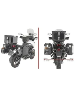 KAPPA 2025/05 STELAŻ KUFRÓW BOCZNYCH MONOKEY CAM SIDE BENELLI TRK 702 / X '23-'25 - POD KUFRY KVG K'VOYAGER ALU - PRAWY KVGS33 WCIĘTY