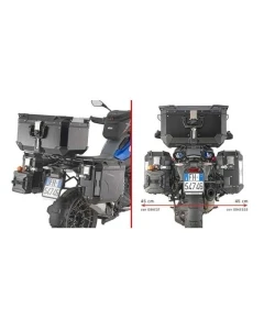 KAPPA 2025/05 STELAŻ KUFRÓW BOCZNYCH MONOKEY CAM SIDE BMW R 1300 GS '24-, - POD KUFRY KVG K'VOYAGER ALU - PRAWY KVGS33 WCIĘTY