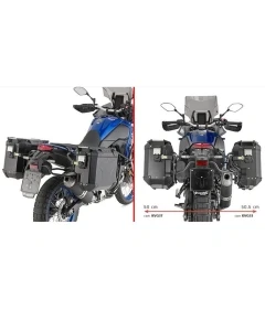 KAPPA 2025/05 STELAŻ KUFRÓW BOCZNYCH MONOKEY CAM SIDE YAMAHA TENERE 700 '19-'24 - POD KUFRY KVG K'VOYAGER ALU - PRAWY KVGS33 WCIĘTY