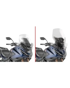 KAPPA 2025/09 SZYBA HONDA NT 1100 '25, 60 X 49 CM PRZEZROCZYSTA (11 CM WYŻSZA OD ORYGINALNEJ)