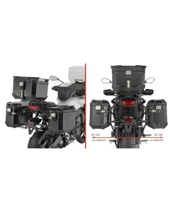 KAPPA 2025/11 STELAŻ KUFRÓW BOCZNYCH MONOKEY CAM SIDE YAMAHA Tracer 9 / Tracer 9 GT / Tracer 9 GT+ '25 - POD KUFRY KFR K'FORCE ORAZ KVG K'VOYAGER ALU