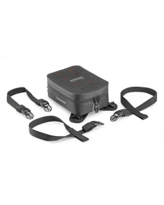 KAPPA 2026/01 TORBA NA ZBIORNIK / BAK (TANKBAG) DO MOCOWANIA PASKAMI 3L KOLOR CZARNY (22,5X16X10CM) (K' RUGGED) - MOŻLIWOŚĆ DOPIĘCIA MOCOWANIA AVSH