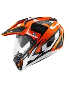 KAPPA KASK KV30 EVO GRAYER ENDURO RIDE DUAL OFF ROAD Z SZYBĄ I BLENDĄ KOLOR POMARAŃCZOWY/CZARNY ROZM. XXL/63 ( HOMOLOGACJA ECE 22R06 )