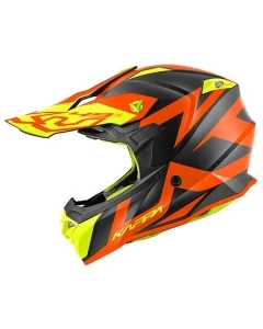 KAPPA KASK KV49 EVO GREAT CROSS KOLOR CZARNY MAT/POMARAŃCZOWY ROZM. M/58 ( HOMOLOGACJA ECE 22R06 ) - PROMOCJA - STD CENA 459,-